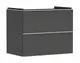 Hansgrohe-HG-Xelu-Q-Waschtischunterschrank-Diamantgrau-Matt-780-475-mit-2-Schubkaesten-fuer-Waschtisch-Mattweiss-54028700 gallery number 1